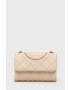 Tory Burch Кожена чанта в бежово - Pepit.bg