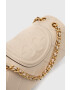 Tory Burch Кожена чанта в бежово - Pepit.bg