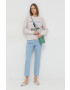 Tory Burch Кожена чанта в зелено - Pepit.bg