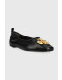 Tory Burch Кожени балеринки Eleanor Ballet в черно 141296-006 - Pepit.bg