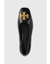 Tory Burch Кожени балеринки Eleanor Ballet в черно 141296-006 - Pepit.bg