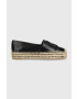 Tory Burch Кожени еспадрили 144346-006 в черно Platform Espadrille - Pepit.bg