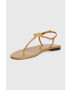 Tory Burch Кожени сандали Capri в кафяво - Pepit.bg