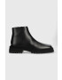 Trussardi Кожени обувки Zephyr Ankle в черно 77A00447 2P000194 - Pepit.bg
