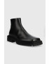 Trussardi Кожени обувки Zephyr Ankle в черно 77A00447 2P000194 - Pepit.bg