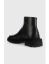 Trussardi Кожени обувки Zephyr Ankle в черно 77A00447 2P000194 - Pepit.bg
