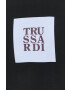 Trussardi Памучен суичър в черно с принт - Pepit.bg