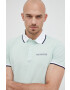 Trussardi Памучна тениска с яка - Pepit.bg