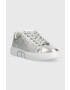 Twinset Кожени маратонки в сребристо 231TCP072 - Pepit.bg