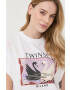 Twinset Памучна тениска - Pepit.bg
