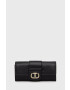 Twinset Портфейл дамски в черно - Pepit.bg