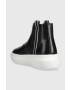 U.S. Polo Assn. Боти челси Helis в черно с платформа - Pepit.bg