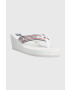 U.S. Polo Assn. Джапанки CHANY в бяло със скосена платформа CHANY003D - Pepit.bg