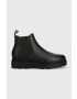 U.S. Polo Assn. Кожени боти челси Penny в черно с платформа - Pepit.bg