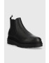 U.S. Polo Assn. Кожени боти челси Penny в черно с платформа - Pepit.bg