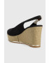 U.S. Polo Assn. Сандали Alyssa в черно със скосена платформа ALYSSA016D - Pepit.bg