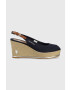 U.S. Polo Assn. Сандали Alyssa в тъмносиньо със скосена платформа ALYSSA016D - Pepit.bg