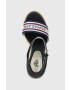U.S. Polo Assn. Сандали AYLIN в тъмносиньо със скосена платформа - Pepit.bg