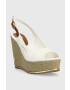 U.S. Polo Assn. Сандали AYLIN в бяло със скосена платформа AYLIN013D - Pepit.bg