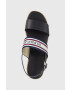 U.S. Polo Assn. Сандали LOREN в тъмносиньо със скосена платформа LOREN006D - Pepit.bg