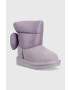 Ugg Детски апрески Bailey Bow Maxi в лилаво - Pepit.bg