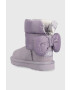 Ugg Детски апрески Bailey Bow Maxi в лилаво - Pepit.bg