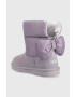 Ugg Детски апрески Bailey Bow Maxi в сиво - Pepit.bg