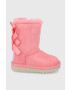 Ugg Детски велурени апрески Bailey Bow II - Pepit.bg