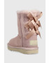Ugg Детски велурени апрески Bailey Bow Ii в розово - Pepit.bg