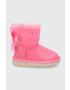 Ugg Детски велурени апрески Bailey Bow II Mini - Pepit.bg