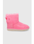 Ugg Детски велурени апрески Bailey Bow II Mini - Pepit.bg