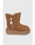 Ugg Детски велурени апрески Bailey Zip Short - Pepit.bg