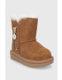 Ugg Детски велурени апрески Bailey Zip Short - Pepit.bg