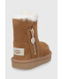 Ugg Детски велурени апрески Bailey Zip Short - Pepit.bg