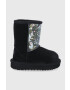 Ugg Детски велурени апрески Classic II Clear Glitter - Pepit.bg