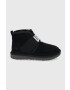 Ugg Детски велурени апрески в черно - Pepit.bg