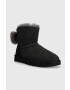 Ugg Детски велурени апрески W Mini Bailey Fuzzy Bow - Pepit.bg