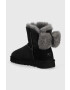Ugg Детски велурени апрески W Mini Bailey Fuzzy Bow - Pepit.bg