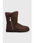 Ugg Кожени апрески W Bailey Zip Short в кафяво - Pepit.bg