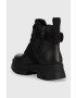 Ugg Кожени боти W Ashton Lace Up в черно с платформа 1130518.BLK - Pepit.bg