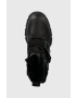 Ugg Кожени боти W Ashton Lace Up в черно с платформа 1130518.BLK - Pepit.bg