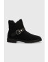 Ugg Кожени боти W Romely Short Buckle - Pepit.bg