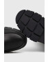 Ugg Кожени ботуши W Ashton High Chelsea дамски в черно с равна подметка - Pepit.bg