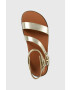 Ugg Кожени сандали Solivan Strap в златисто 1128632 - Pepit.bg