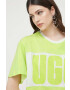Ugg Памучна тениска в зелено - Pepit.bg