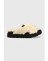 Ugg Пантофи W Fuzz Sugar Cross Slide в бежово - Pepit.bg