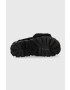 Ugg Пантофи W Cozetta Curly в черно - Pepit.bg