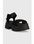 Ugg Сандали Ashton Ankle в черно с платформа 1136764 - Pepit.bg
