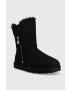Ugg Велурени апрески в черно - Pepit.bg