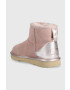 Ugg Велурени апрески Classic Mini Shine в розово - Pepit.bg